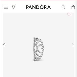 Pandora Hear Crown Ring